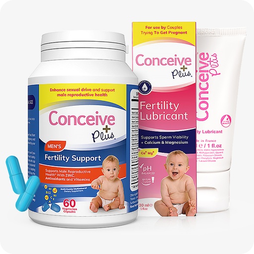 [CMB87141] Conceive Plus Men's Fertility Support 60 Caps + 30ml Lubricant